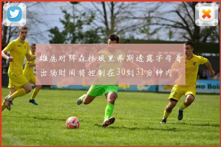 雄鹿对阵森林狼里弗斯透露字母哥出场时间将控制在30到31分钟内